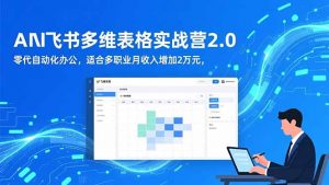 AI+飞书多维表格实战营2.0：零代码自动化办公，适合多职业月收入增加2万元-庄子聊项目