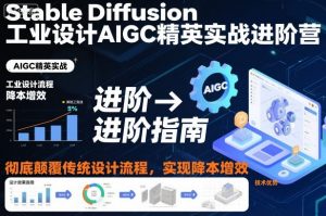 Stable Diffusion工业设计AIGC精英实战进阶营，彻底颠覆传统设计流程，实现降本增效-庄子聊项目