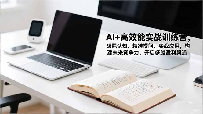 AI+高效能实战训练营，破除认知、精准提问、实战应用，构建未来竞争力，开启多维盈利渠道-庄子聊项目