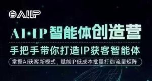 AI·IP智能体创造营，手把手带你打造IP获客智能体，高成交创始人IP课-庄子聊项目