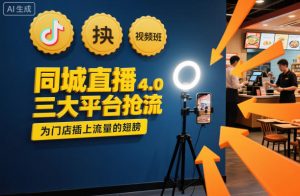 同城直播实操班4.0，三大平台抢流，为门店插上流量的翅膀-庄子聊项目