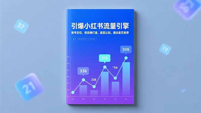 引爆小红书流量引擎，账号定位、视觉锤打造、底层认知，撬动首页推荐-庄子聊项目