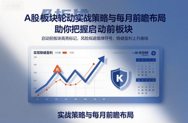 A股板块轮动实战策略与每月前瞻布局，助你把握启动前板块，规避风险，实现稳健盈利-庄子聊项目