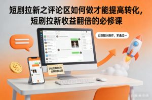 短剧拉新之评论区如何做才能提高转化，短剧拉新收益翻倍的必修课-庄子聊项目