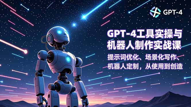GPT-4工具实操与机器人制作实战课：提示词优化、场景化写作、机器人定制，从使用到创造-庄子聊项目