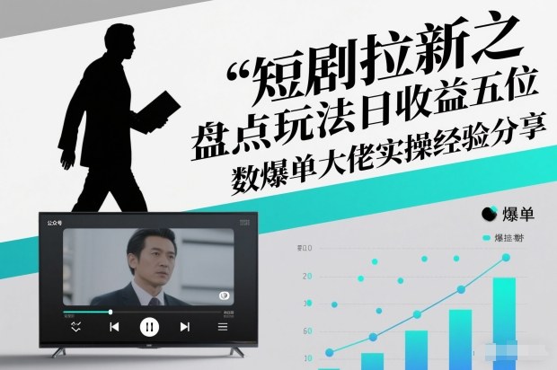 短剧拉新之盘点玩法日收益五位数爆单大佬实操经验分享-庄子聊项目