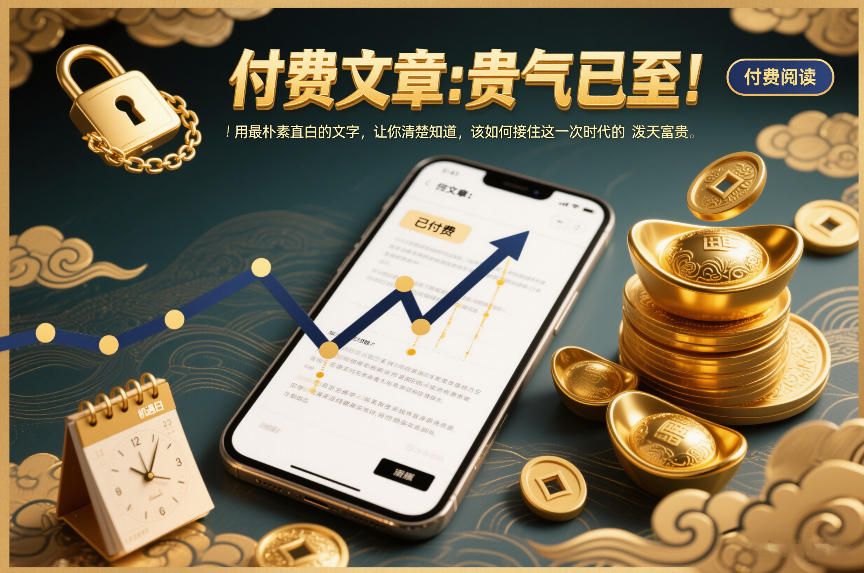 付费文章：贵气已至！用最朴素直白的文字，让你清楚知道，该如何接住这一次时代的泼天富贵-庄子聊项目