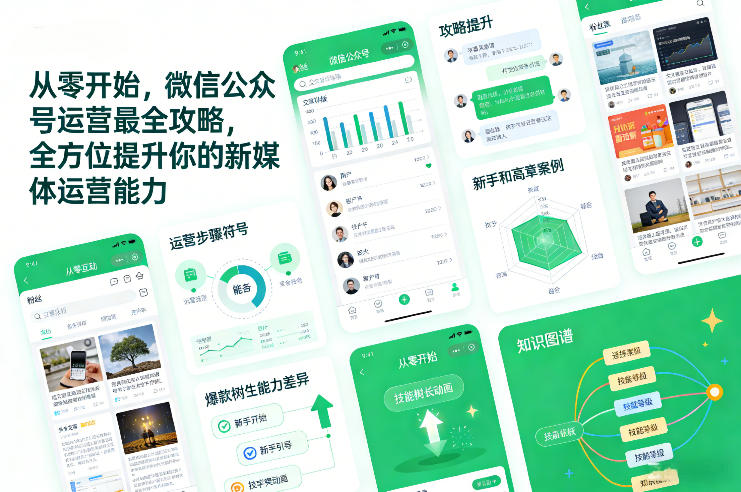 从零开始，微信公众号运营最全攻略，全方位提升你的新媒体运营能力-庄子聊项目