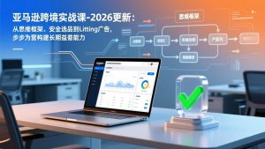 亚马逊跨境实战课-2026更新：从思维框架、安全选品到Listing广告，步步为营构建长期盈利能力-庄子聊项目