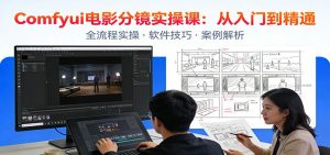 ComfyUI电影分镜实操课：分镜一致性，全流程AI视频制作，零基础也能做专业分镜-庄子聊项目