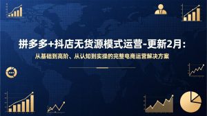 拼多多+抖店无货源模式运营-更新2月：从基础到高阶、从认知到实操的完整电商运营解决方案-庄子聊项目