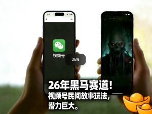 26年黑马赛道，视频号民间故事类玩法，潜力巨大，每日收益超5张-庄子聊项目