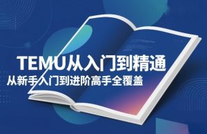 TEMU从入门到精通，从新手入门到进阶高手全覆盖-庄子聊项目